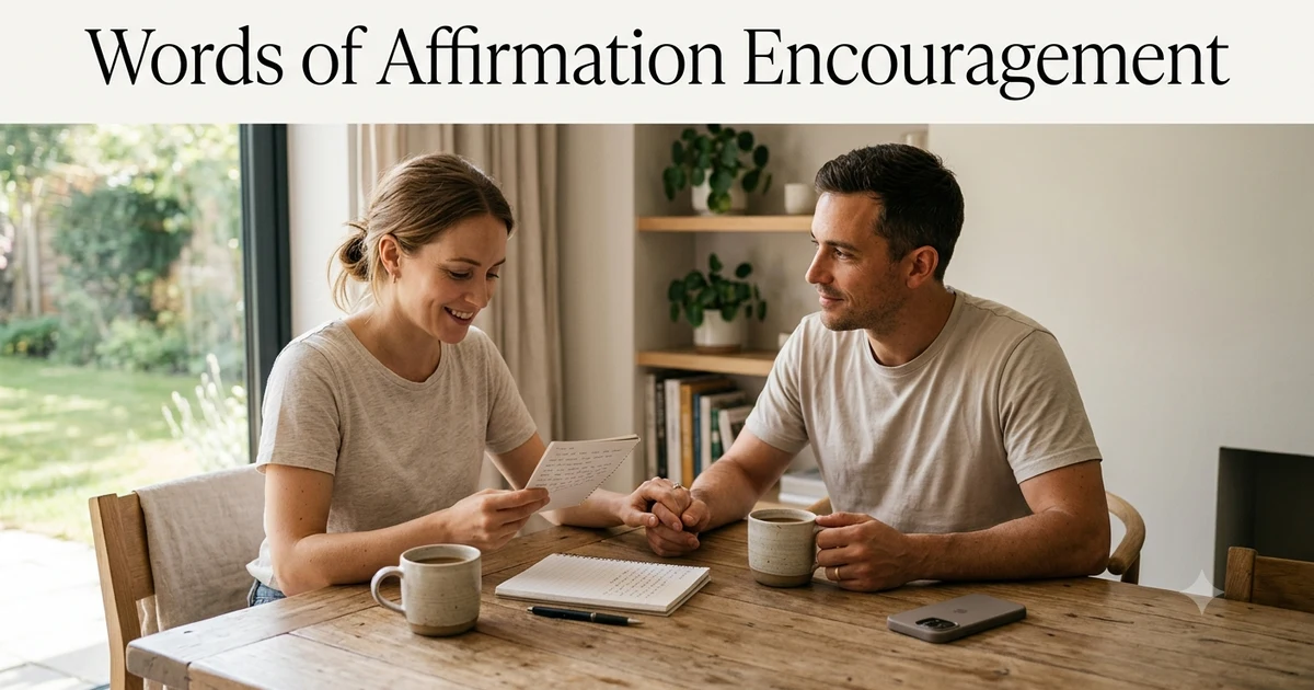 words of affirmation encouragement