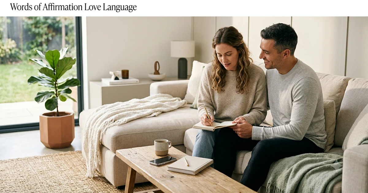 what are words of affirmation love language