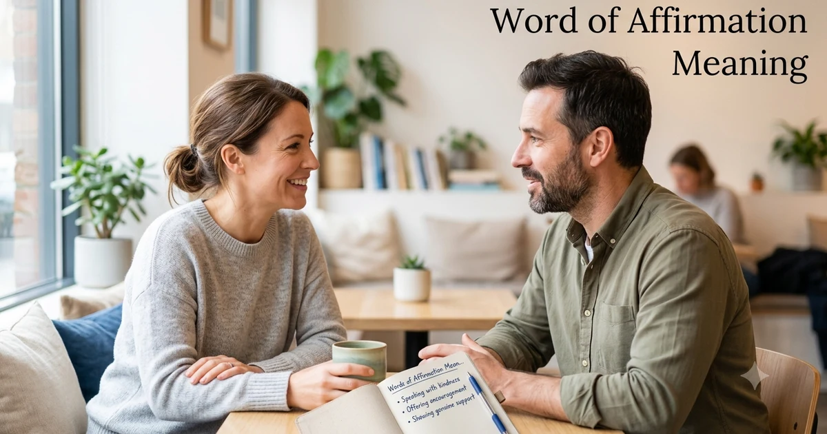 word of affirmation meaning