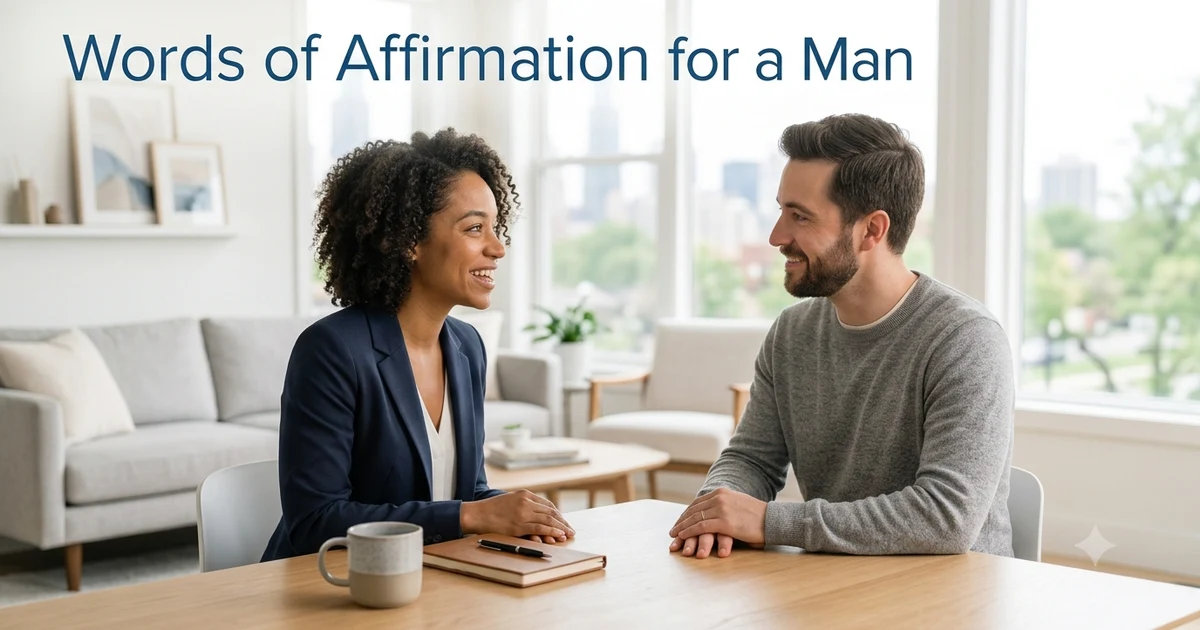 words of affirmation for a man
