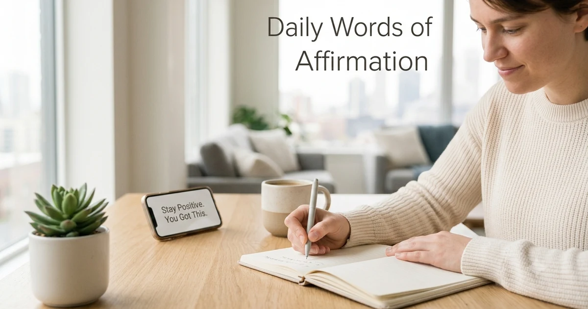 Daily words of affirmation