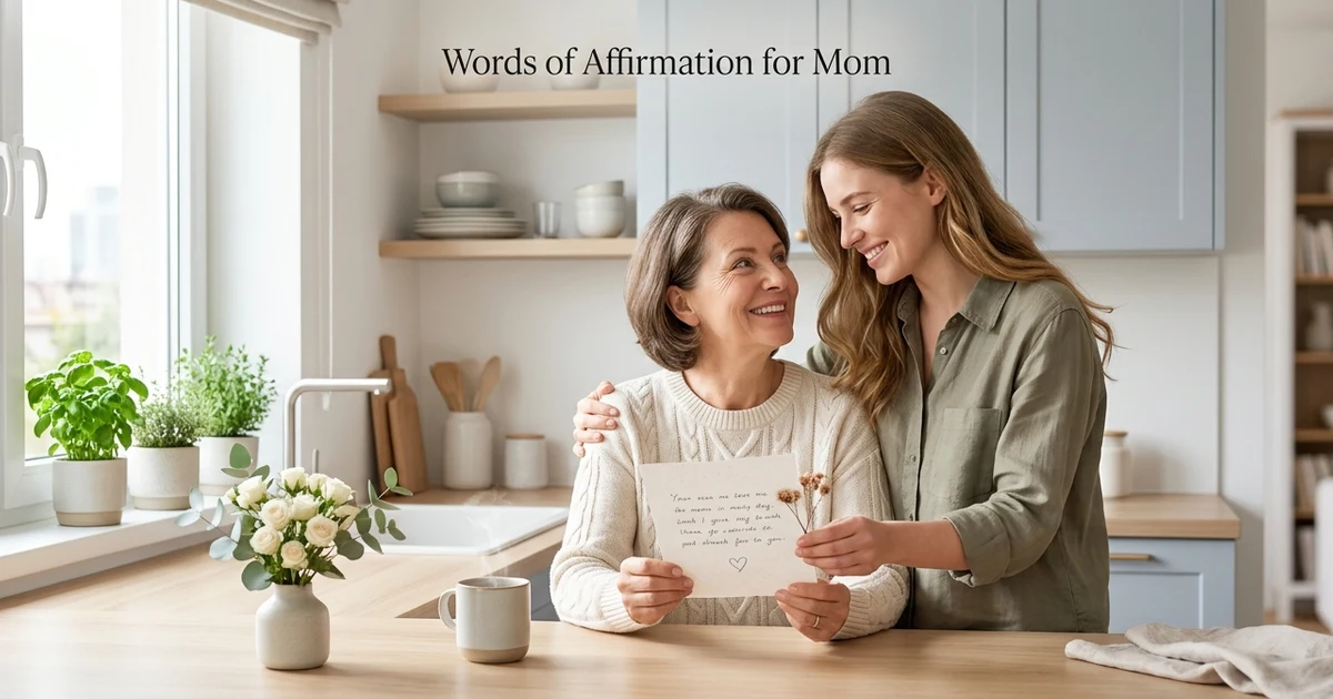 words of affirmation for mom