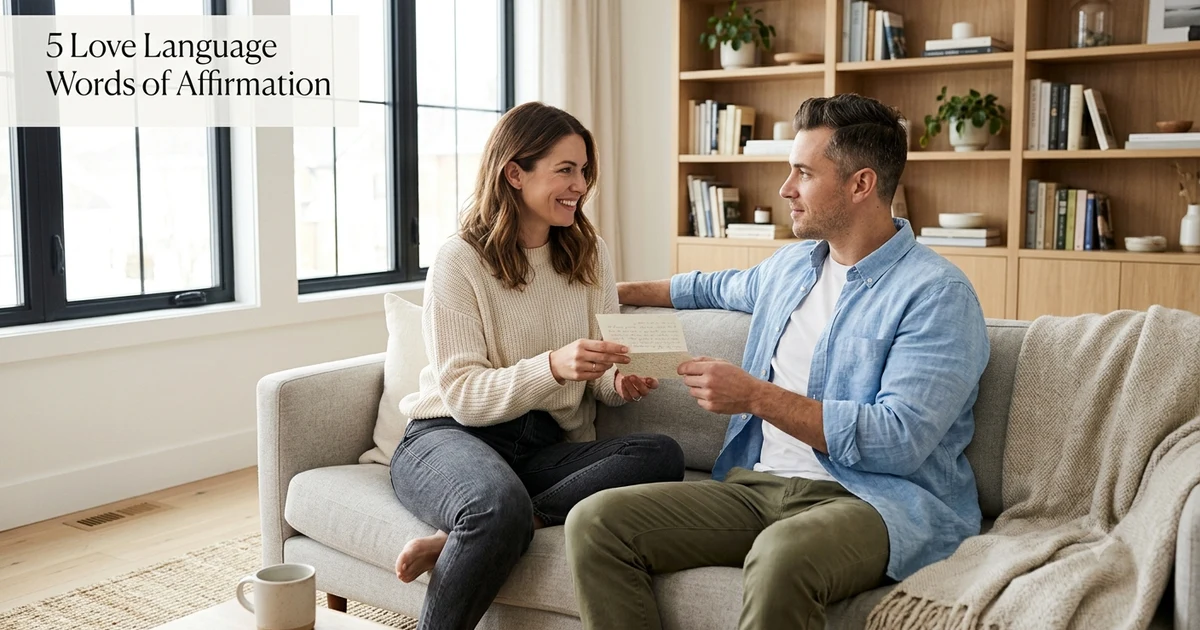 5 love language words of affirmation