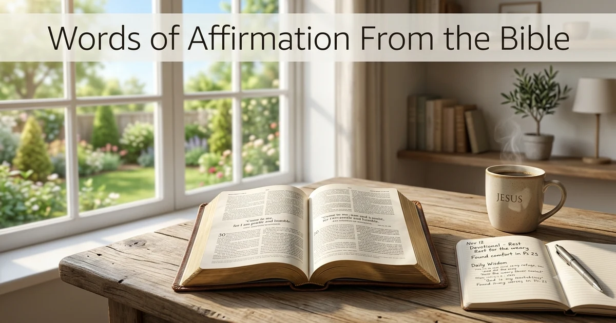 Words of Affirmation From the Bible