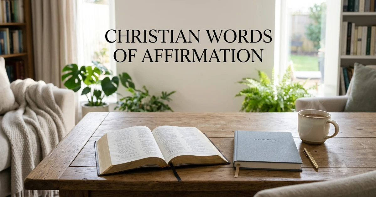 christian words of affirmation