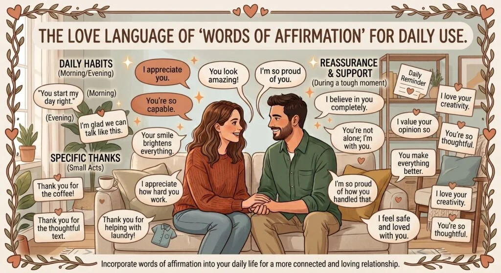 love language is words of affirmation