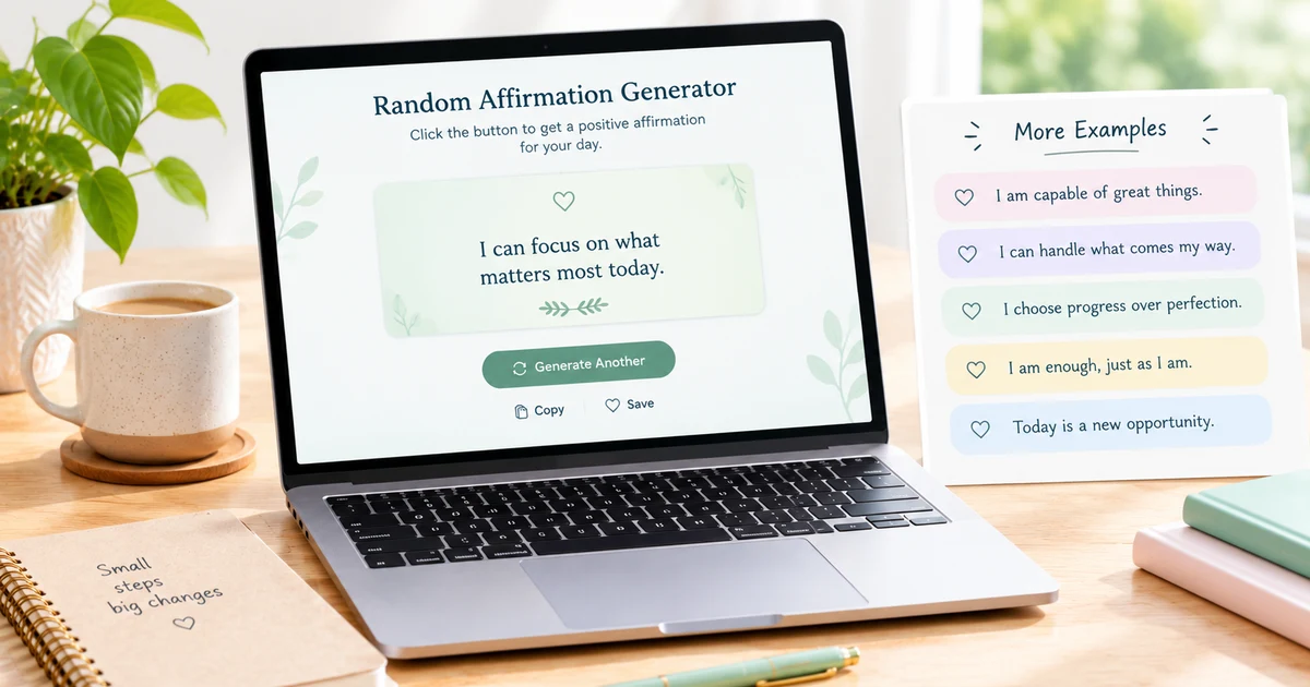 random affirmation generator