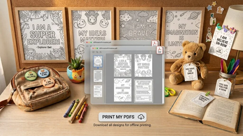 affirmation printables