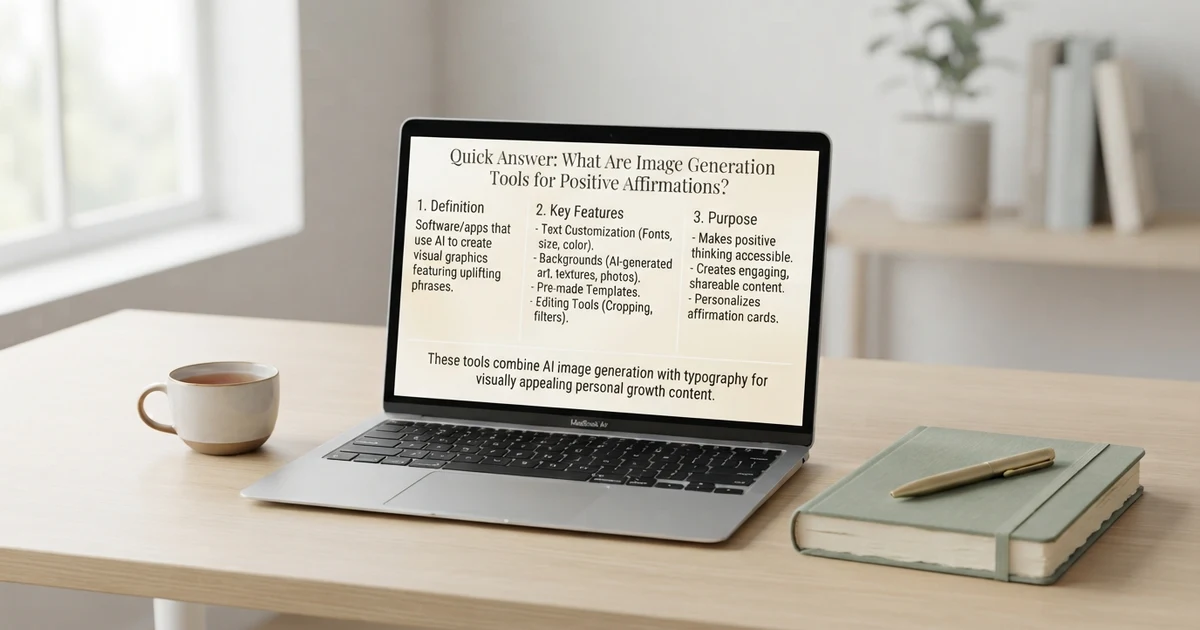 image generation tools for positive affirmations