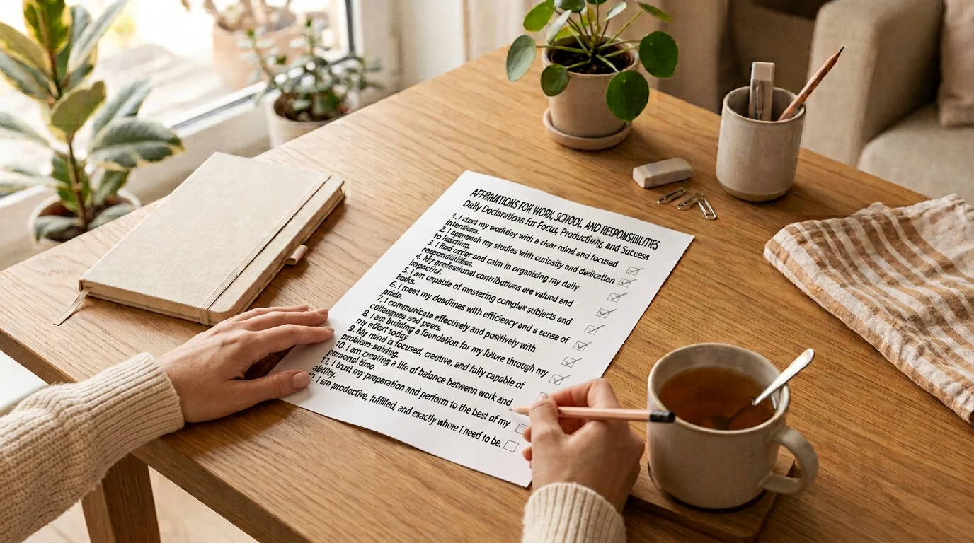 affirmations worksheet