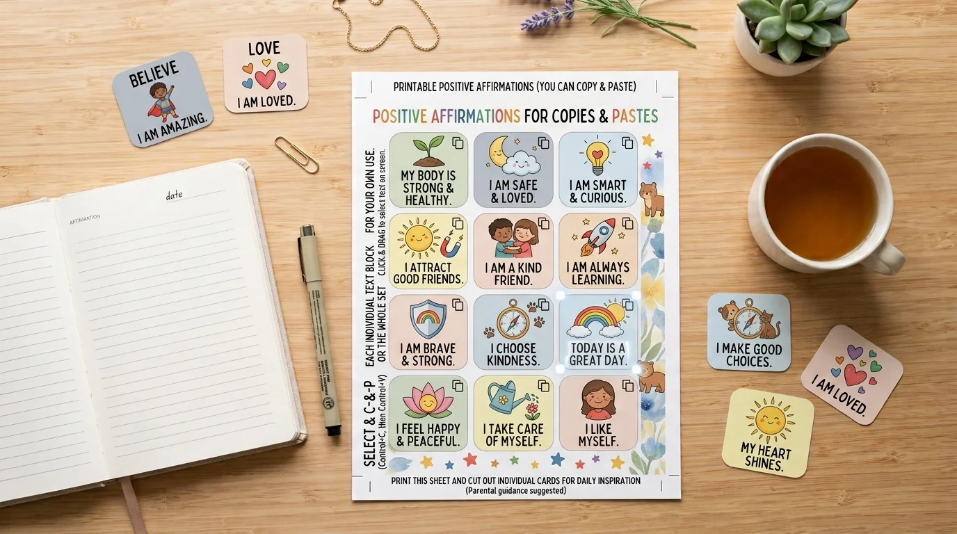 printable positive affirmations