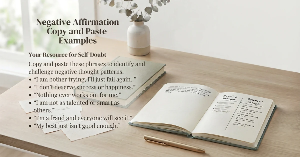 negative affirmation