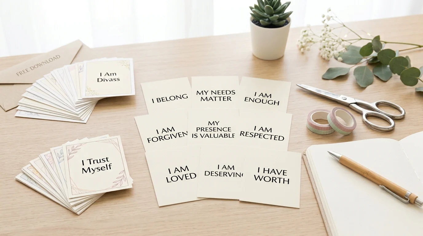 free printable affirmation cards