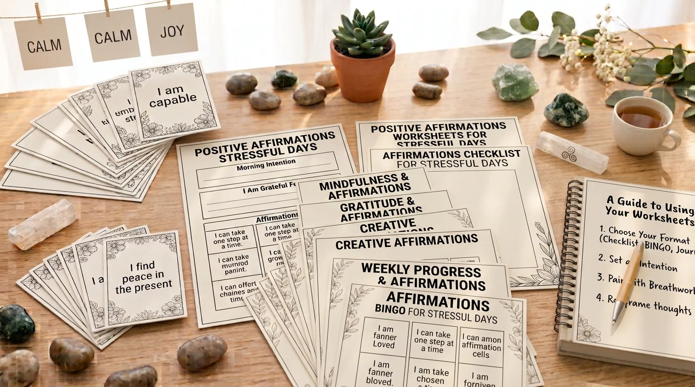 positive affirmations worksheets