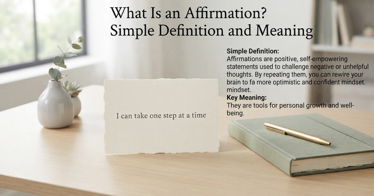 what is an affirmation