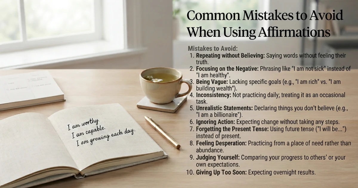 how to use affirmations