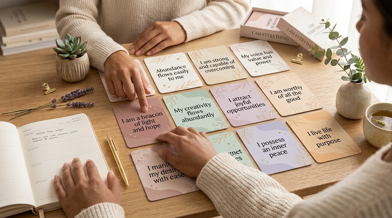i am everything affirmation card deck