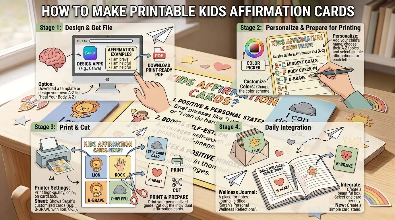 kids affirmation cards