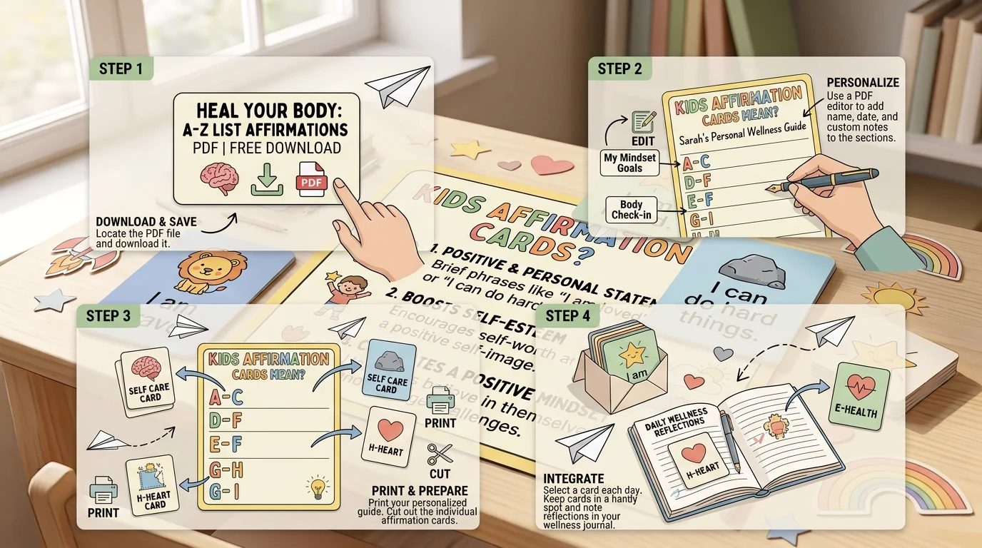 kids affirmation cards