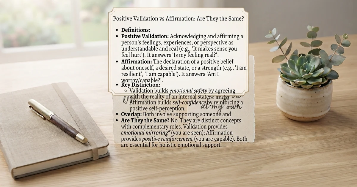validation vs affirmation