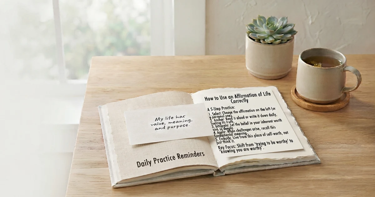 affirmation of life meaning