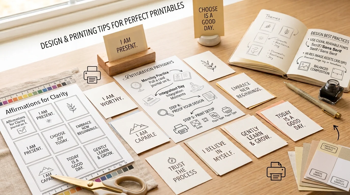 affirmation cards printable