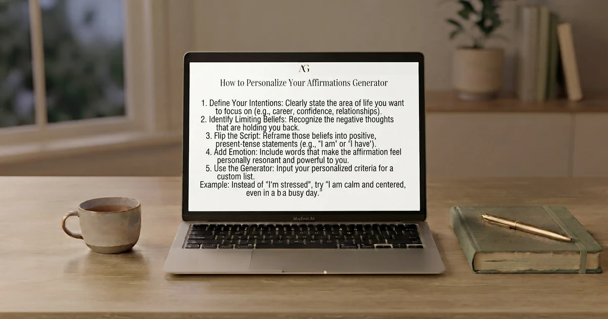 affirmations generator