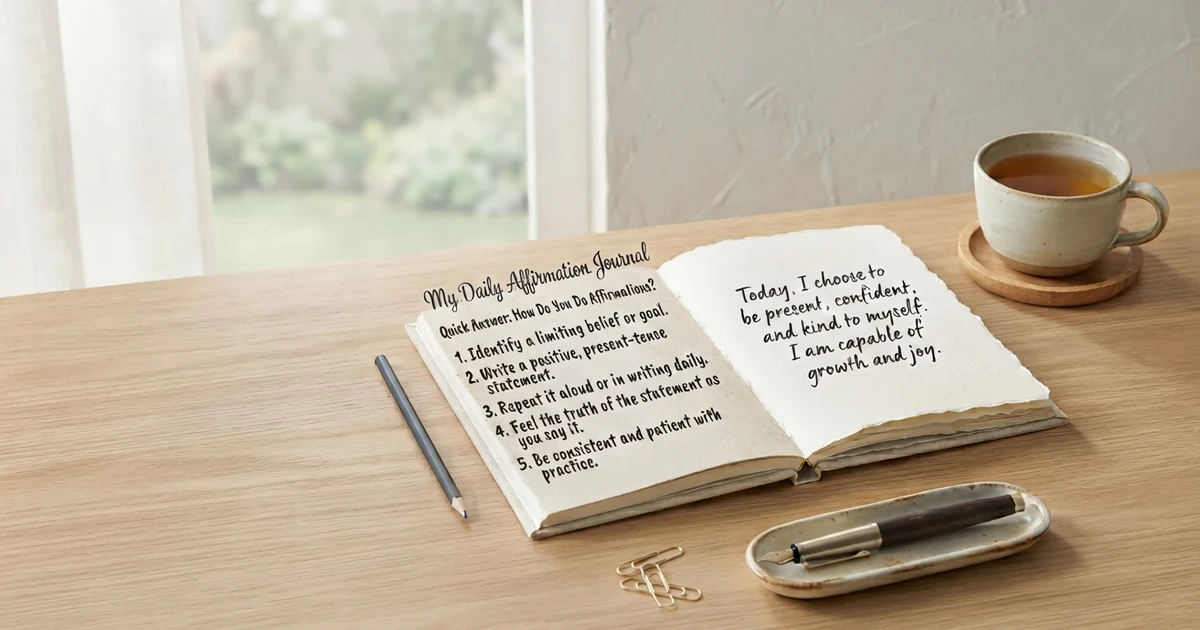how to do affirmations