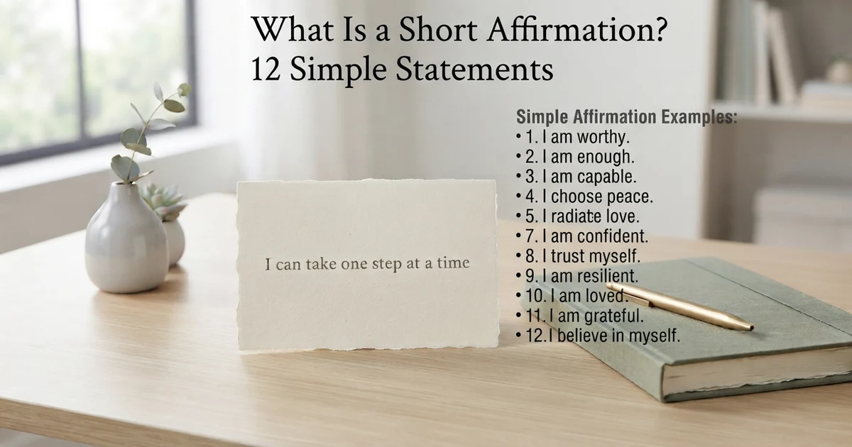 what is an affirmation