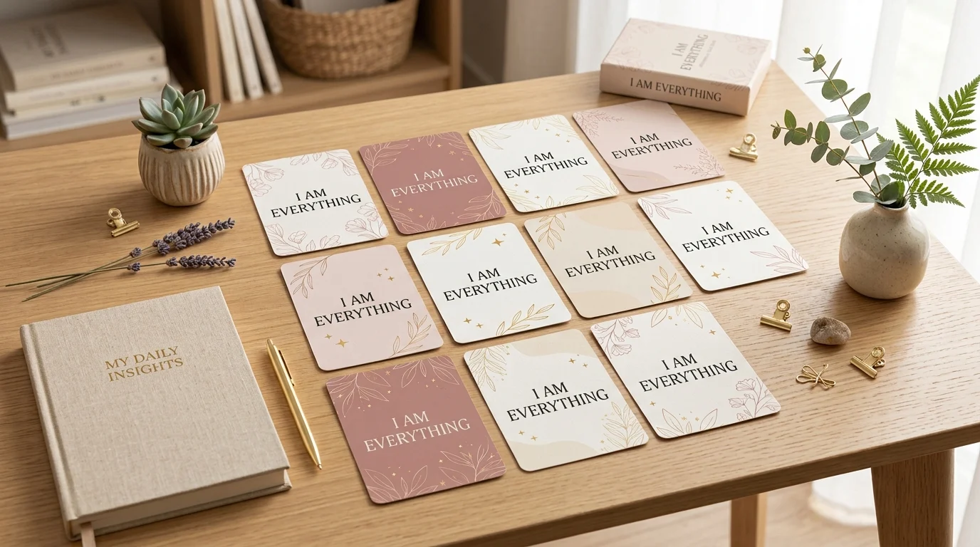 i am everything affirmation card deck