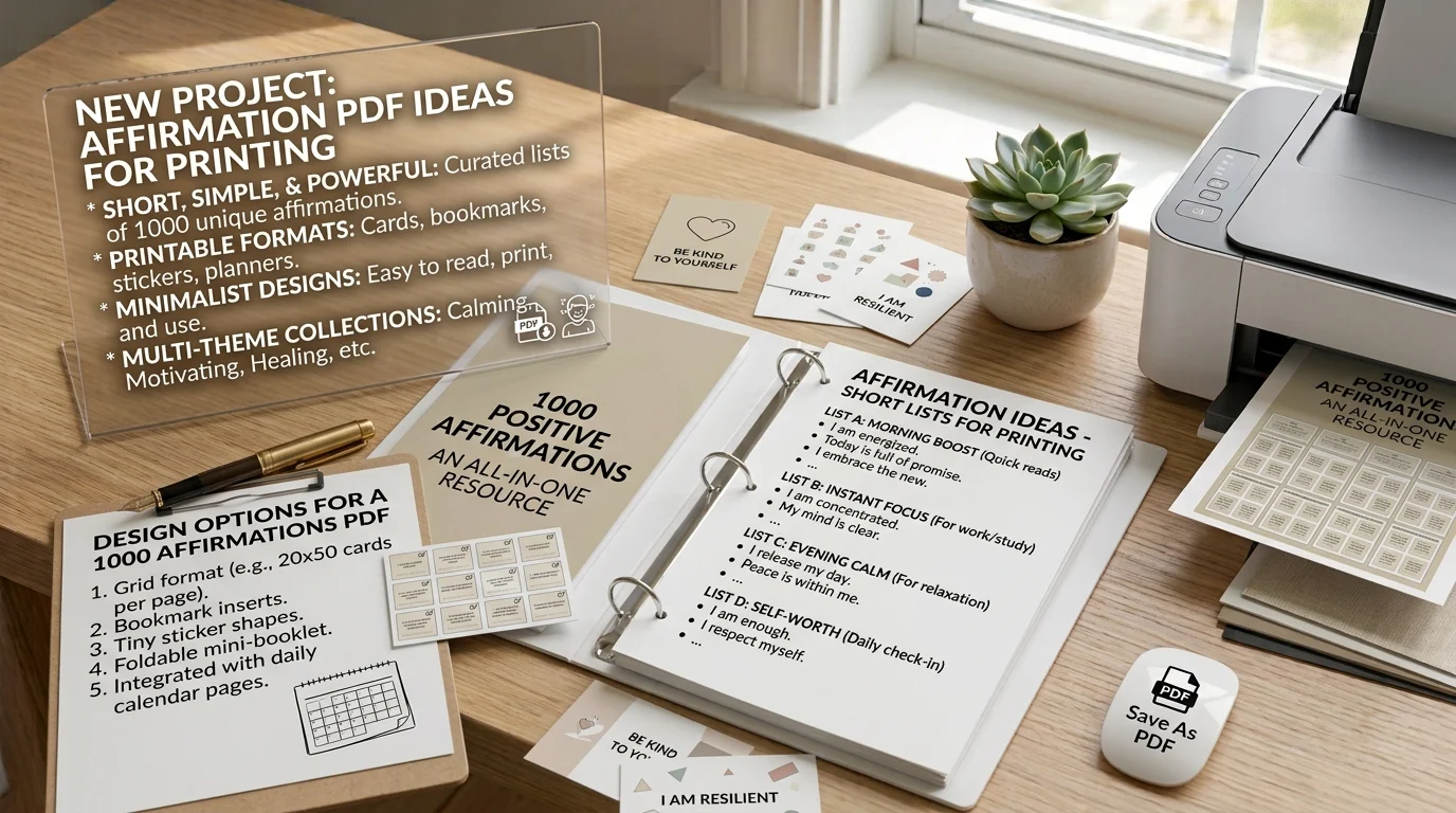 1000 positive affirmations pdf
