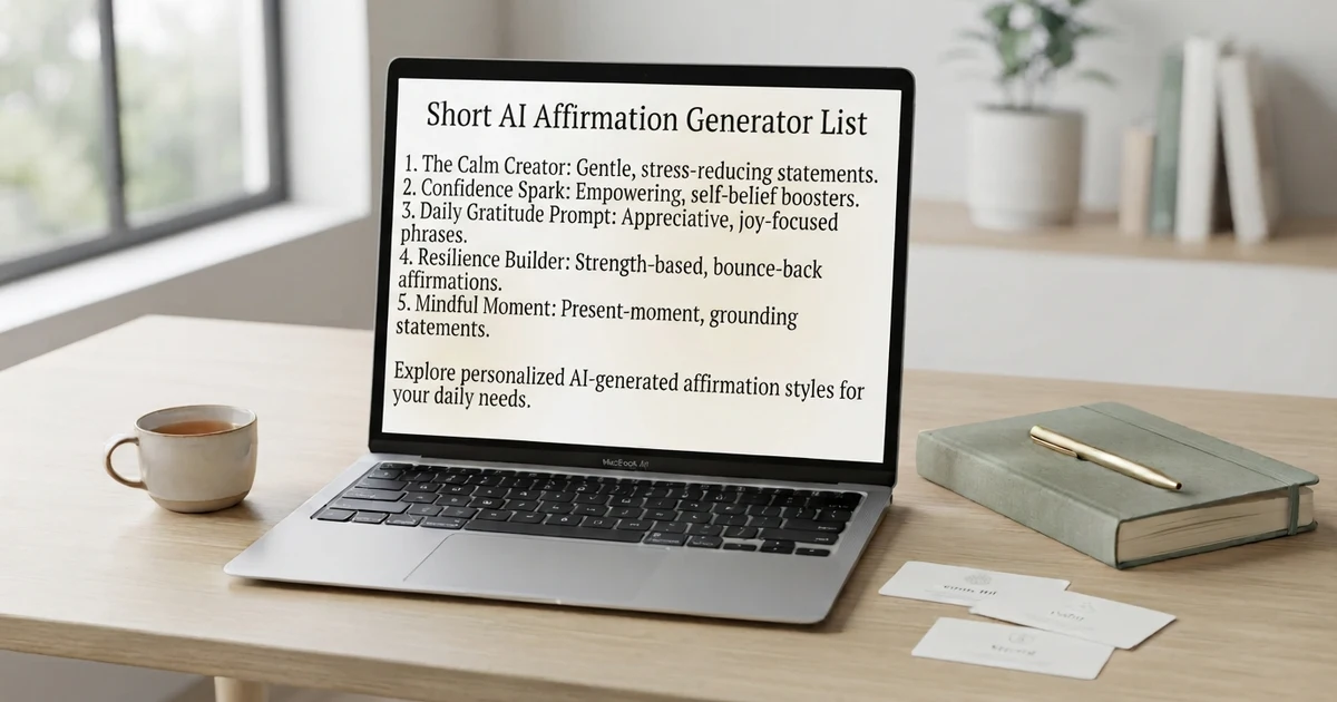 ai affirmation generator