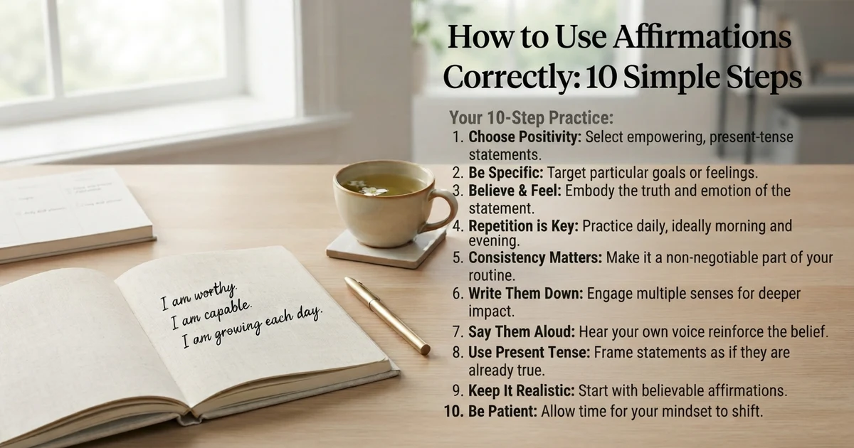 how to use affirmations