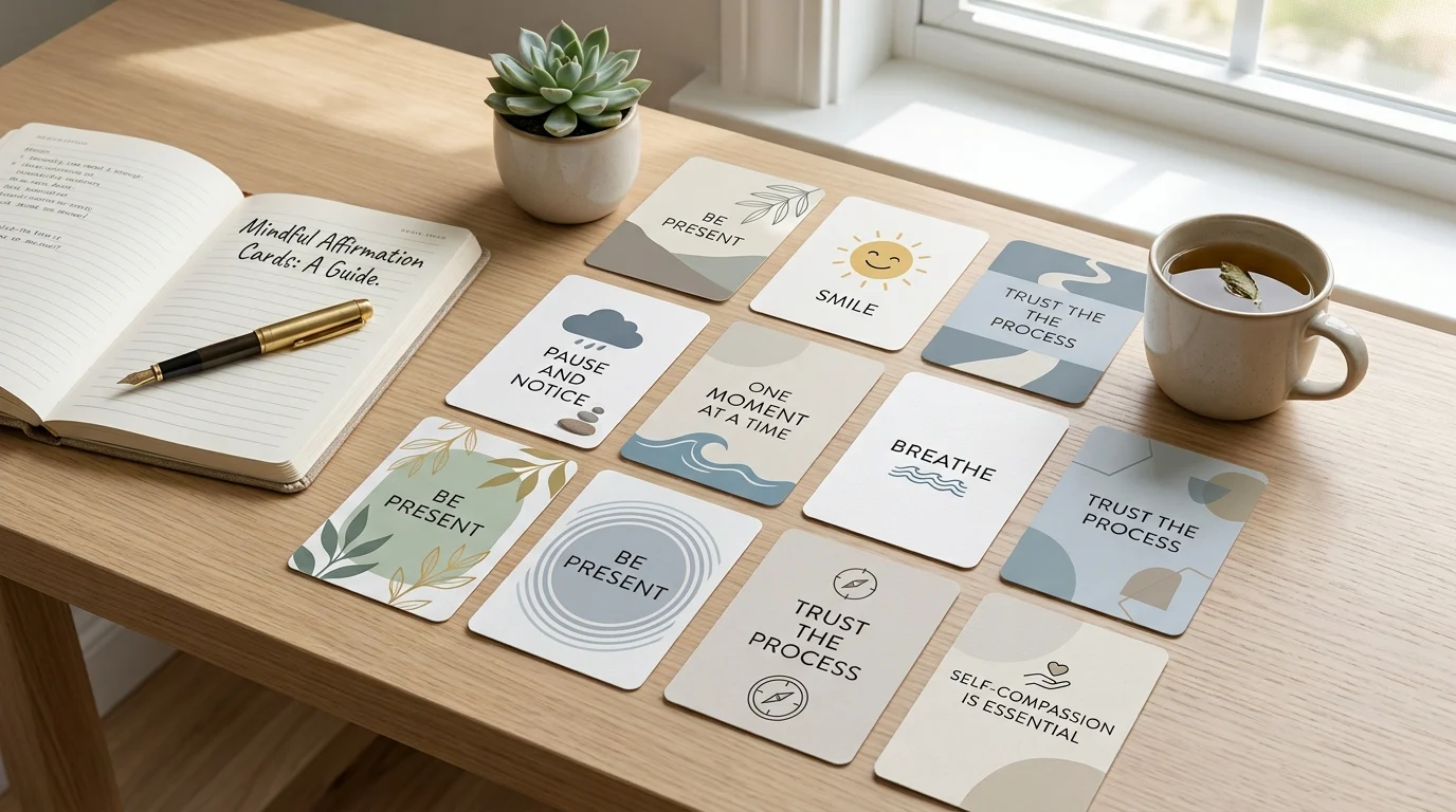 mindful affirmations cards