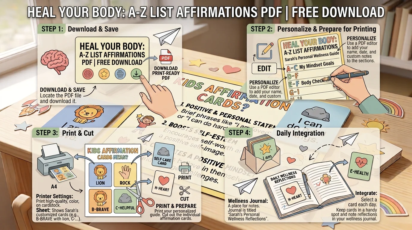 kids affirmation cards