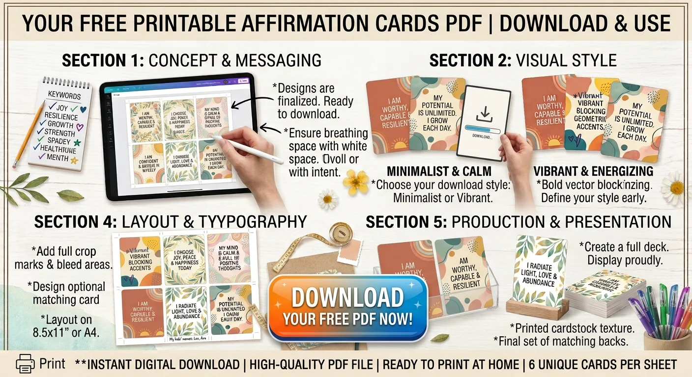 free printable affirmation cards pdf