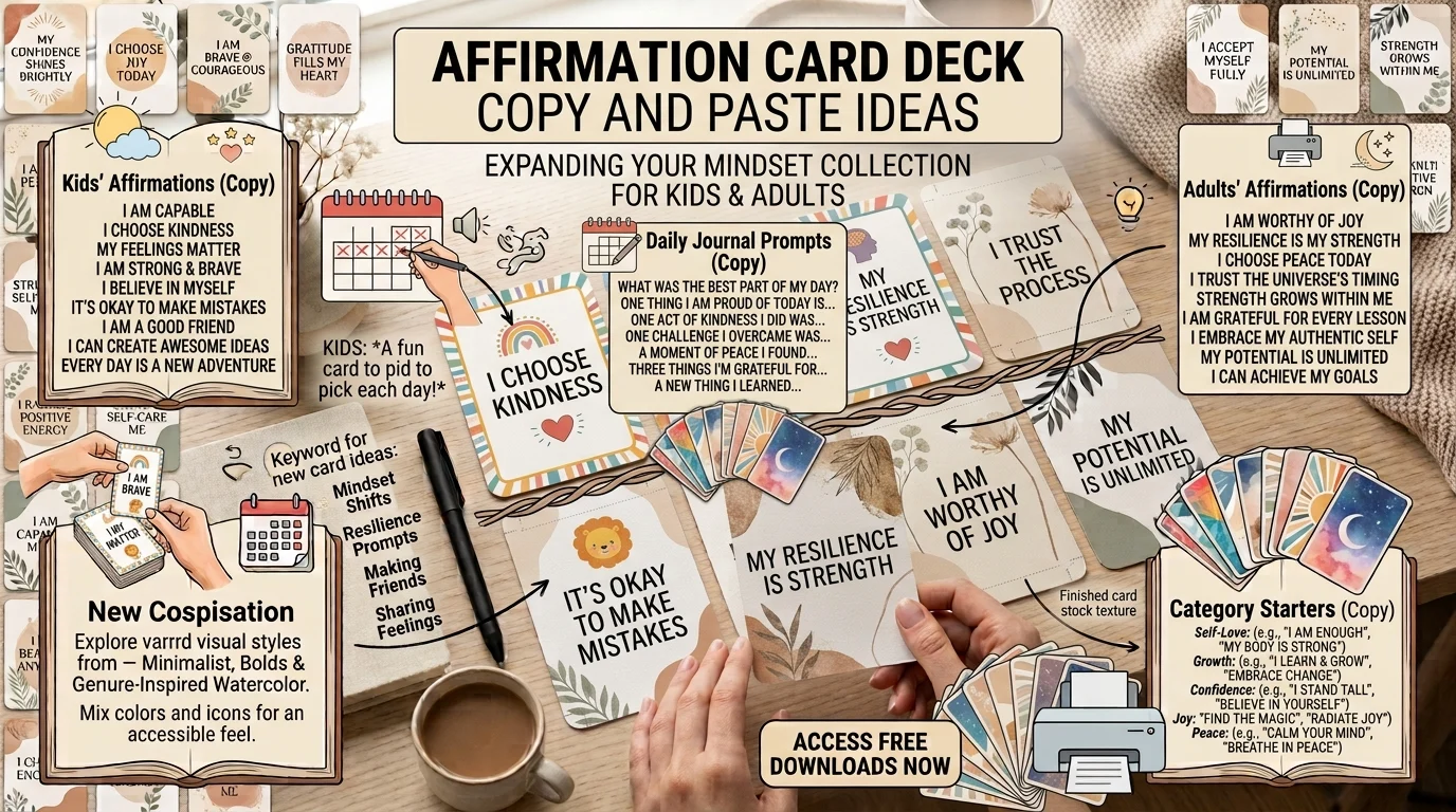 affirmation card deck