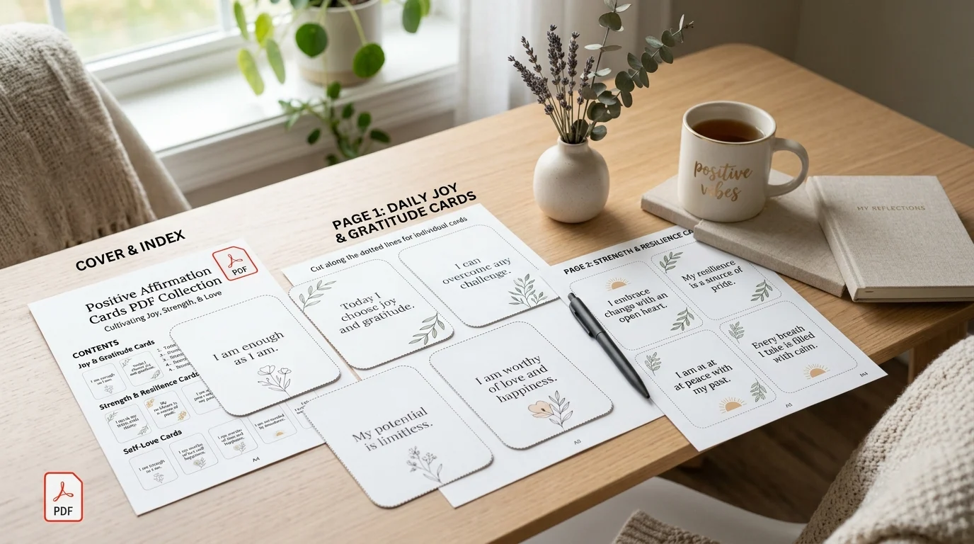 positive affirmation cards pdf