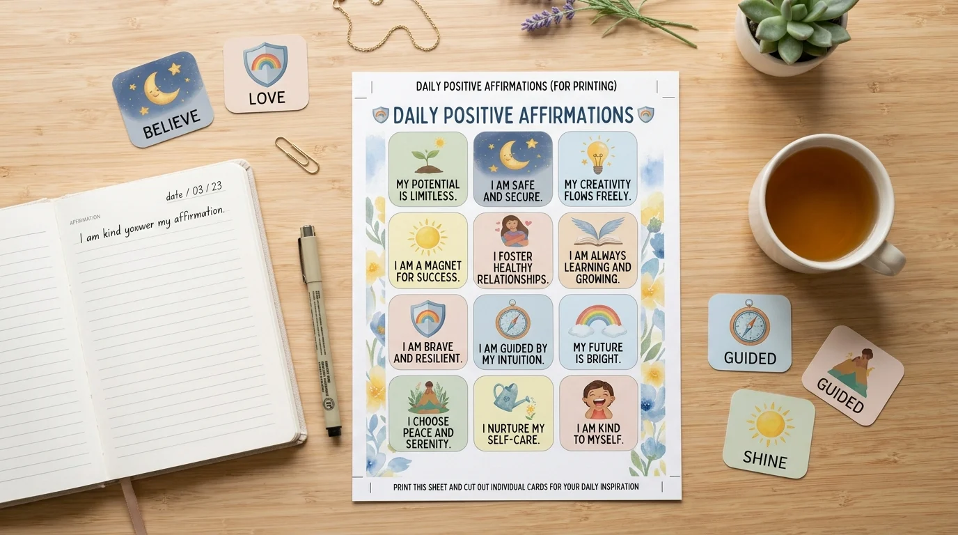 printable positive affirmations