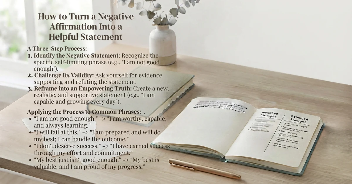 negative affirmation