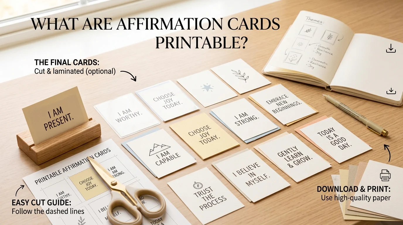 affirmation cards printable