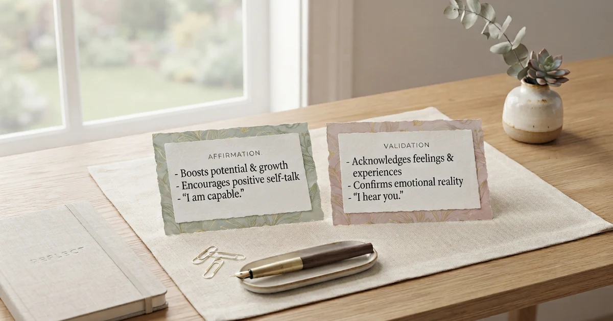 affirmation-vs-validation