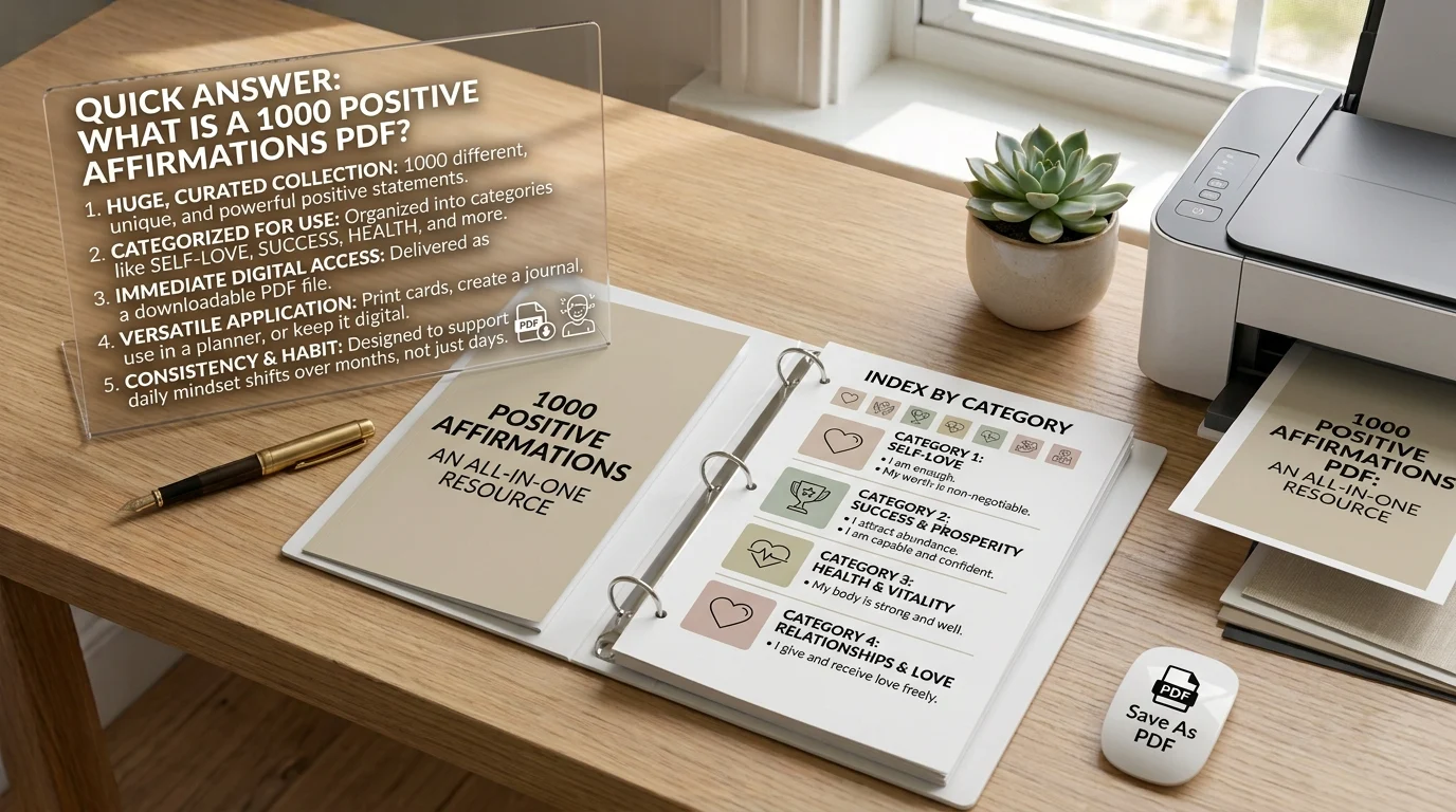 1000 positive affirmations pdf