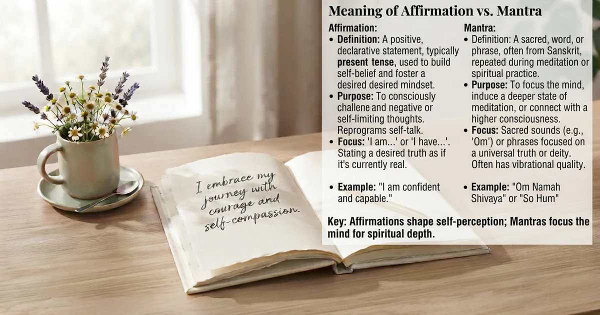 meaning of affirmation