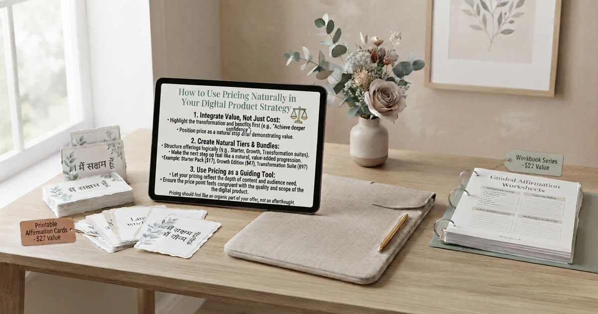 how to price affirmation bundle digital products price