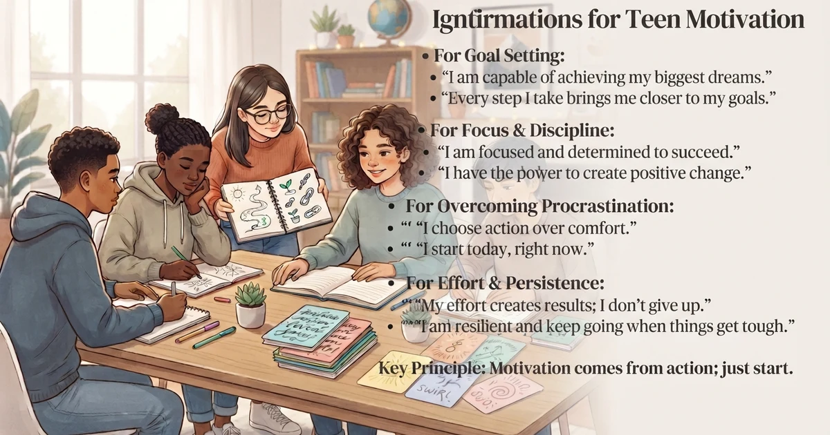 positive affirmations for teens