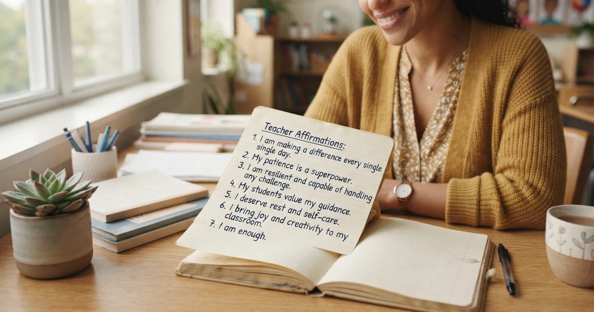 teacher affirmations