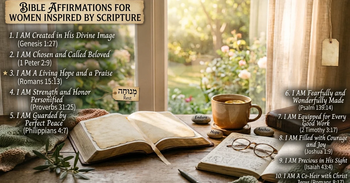 bible affirmations for women