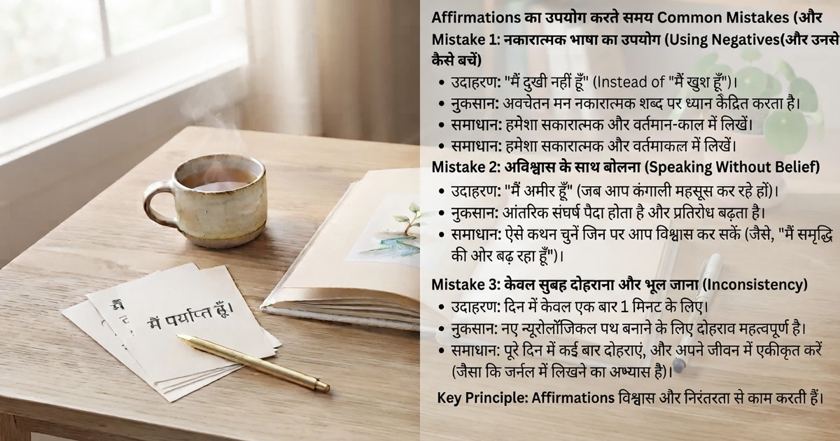 affirmation hindi meaning
