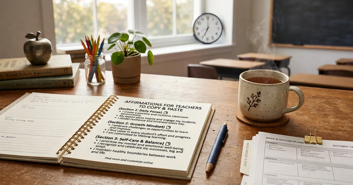 affirmations for teachers